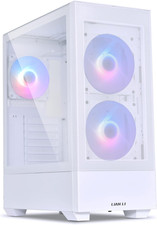 Airflow White ATX PC Case RGB Gaming Mesh Front Panel Tempered Glass Mid-Tower