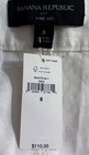 NWT! BR BANANA REPUBLIC WHITE IVORY WIDE LEG HIGH RISE PLEATED PANTS TROUSERS 8 — photo 5