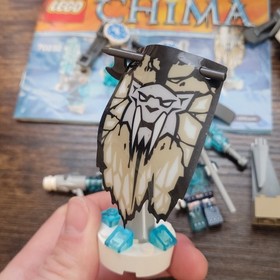 LEGO LEGENDS OF CHIMA: Saber Tooth Tiger Tribe Pack (70232) 90% COMPLETE Manual