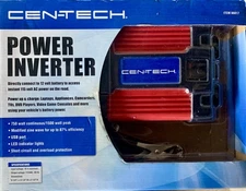 Cen-Tech Power Inverter 750W Continuous 1500W Peak for Vehicle Power Supply