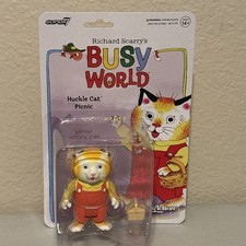 Super7 ReAction: Richard Scarry's Busy World  HUCKLE CAT PICNIC  Action Figure 