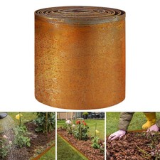Metal Garden Edging Decorative 6 inch Tall for Paver Lawn Garden Fence