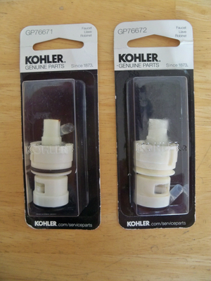 #ad Lot Of 2 KOHLER Parts GP76671 amp; GP76672 VALVE KIT Factory Sealed $27.99