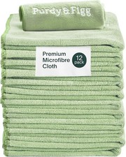 Purdy & Figg | Microfiber Cleaning Cloth | Super Soft, Streak-Free Multipurpose