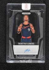 2024-25 Panini Prizm Black Rookie Signatures Trentyn Flowers #RS-FWR Auto 0xh3