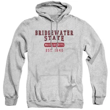 Bridgewater State Adult Pullover Hoodie Est Date, Athletic Heather, S-3XL