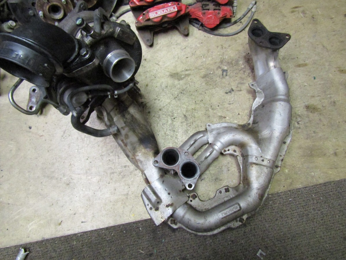 JDM Subaru VF44 OEM Twin Scroll turbo with exhaust manifold