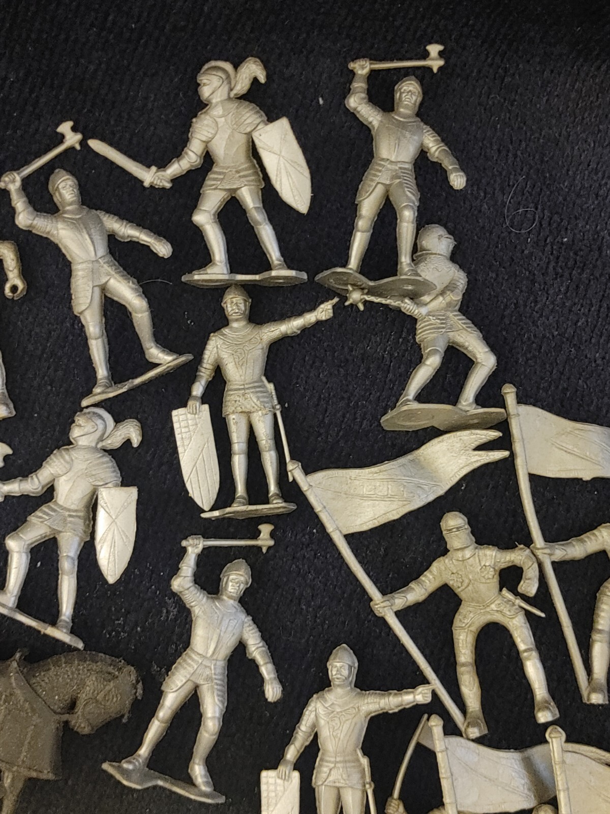 Marx Knights Figures With Horses eBay