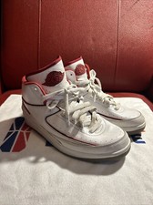 Size 7 GS - Jordan 2 Retro Mid White Varsity 2014 395718-102