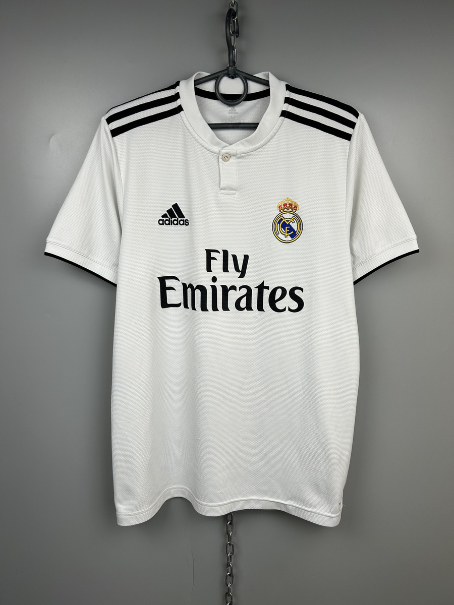 Real Madrid 2018 2019 Jersey Home Footall Shirt Adidas DH3372 Size