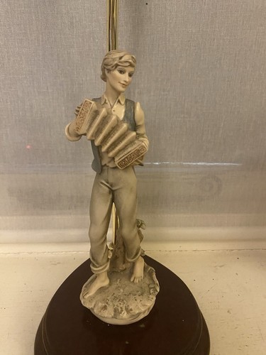 Guiseppe Armani Table Lamp Florence Village boy / accordion 1992 no cord / shade - 第 15/16 張圖片