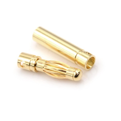 10Pair 4.0mm 4mm RC Battery Gold-plated Bullet Connector Banana Plug BDNS - Picture 3 of 6