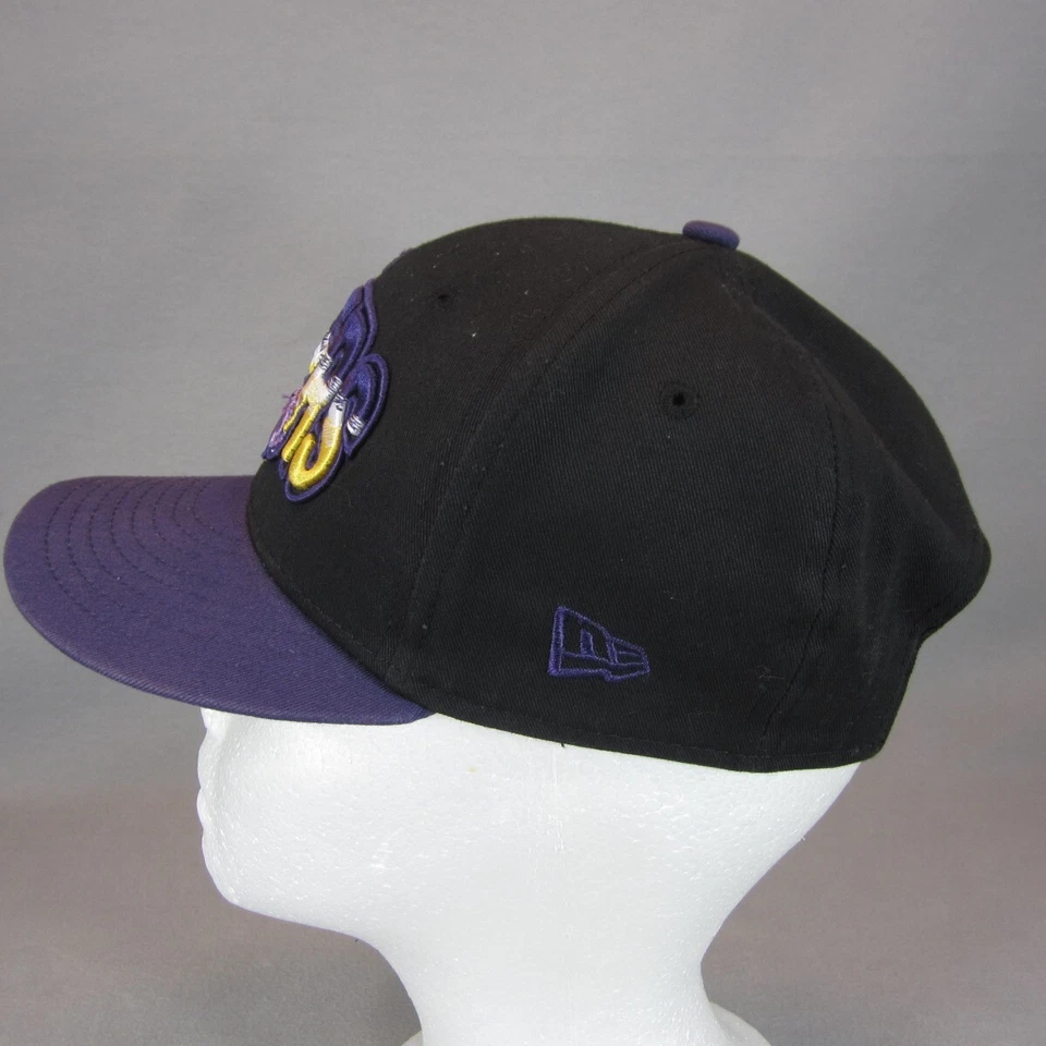 Los Angeles Lakers Snapback Hat Youth New Era 9fifty Hardwood Classics Purple - Image 4 of 4