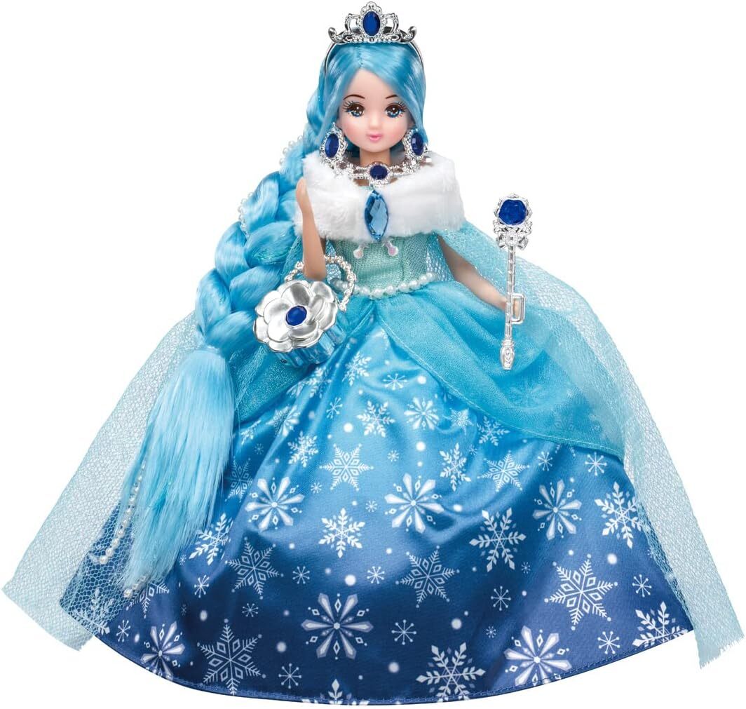 Takara Tomy Rika -chan Doll Fantas Princess Pearl Snow Princess
