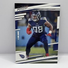2022 Panini Prestige Football Jeffery Simmons Base #289 Tennessee Titans