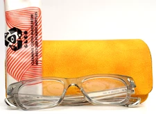 GARRETT LEIGHT OFFICINE GENERALE 1118 LLG Transparent Grey Eyeglasses 50-20-145