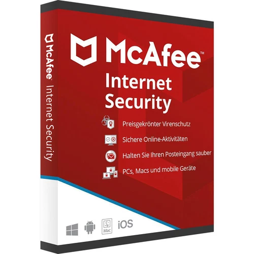 McAfee Internet Security 2024/2025 • 1, 3, 5 oder 10 Geräte / 1 - 2 Jahre