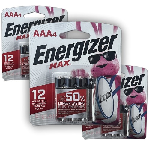 Duracell & Energizer Alkaline Batteries AA & AAA Bundle Long Lasting Battery USA - Picture 21 of 23