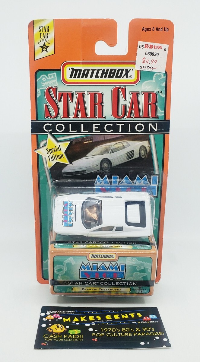 1998 Matchbox Star Car Collection Miami Vice Ferrari Testarossa