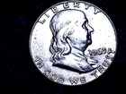 SILVER FRANKLIN  HALF DOLLAR: 1963-D IN EXTREMELY FINE PLUS CONDITION LAST YEAR!