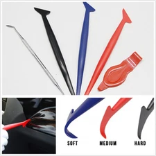 5 Pcs Portable Car SUV Vinyl Wrap Tuck Tool Gasket Squeegee For Tint Application