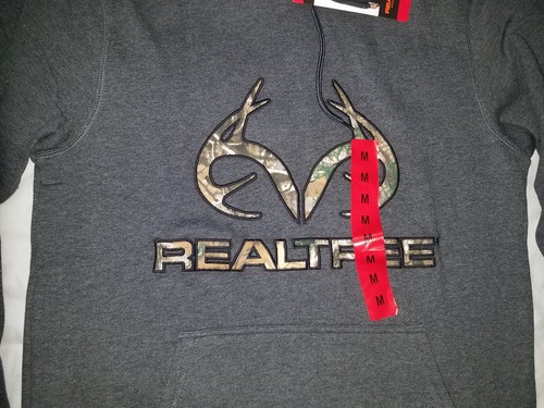 Realtree Deer Assorted Black Grey Green Hooded Hoodie Sweatshirt Size Medium NEW - Picture 18 of 34