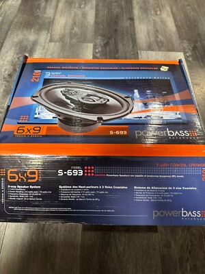 PowerBass S-693 6 x 9-Inches 3-Way Coaxial Speaker | eBay