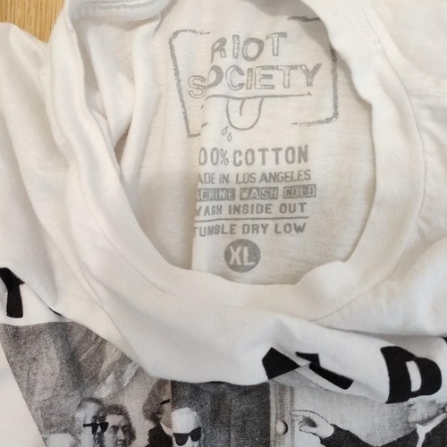 T-shirt Riot Society Partito Politico Taglia XL - Foto 3 di 3