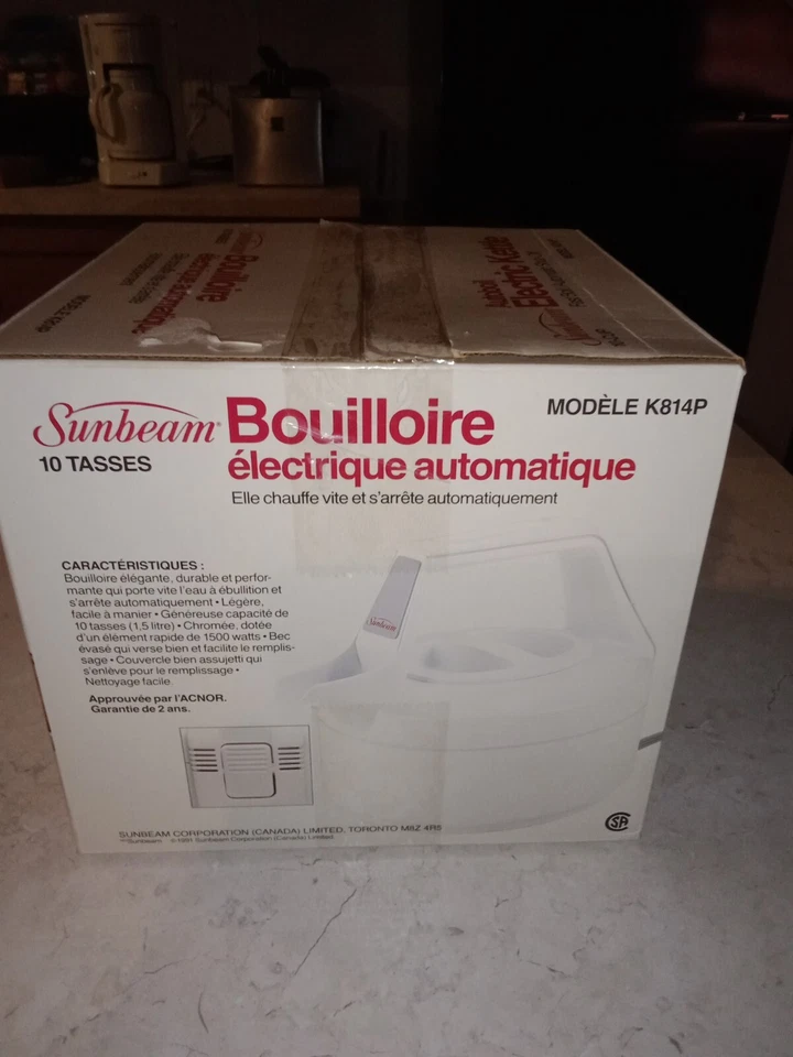 Hervidor eléctrico de ebullición rápida Sunbeam Autoboil 10 tazas nuevo en caja Foto 3 de 4