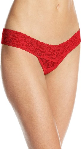 Hanky Panky L76840 Women's 2 Pack Crystal Love Low-Rise Thong One