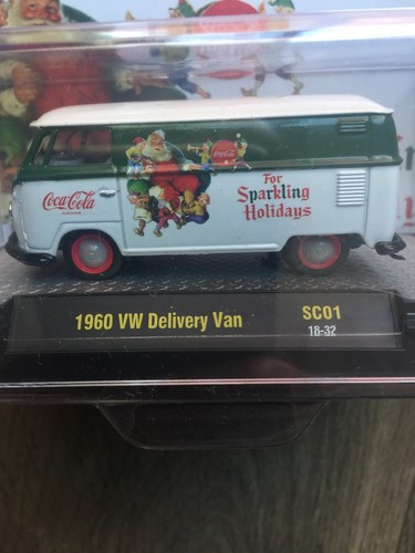 M2 MACHINE CHASE COCA-COLA 1960 VW DELIVERY VAN "FOR SPARKLING HOLIDAYS" GREEN - Picture 5 of 5