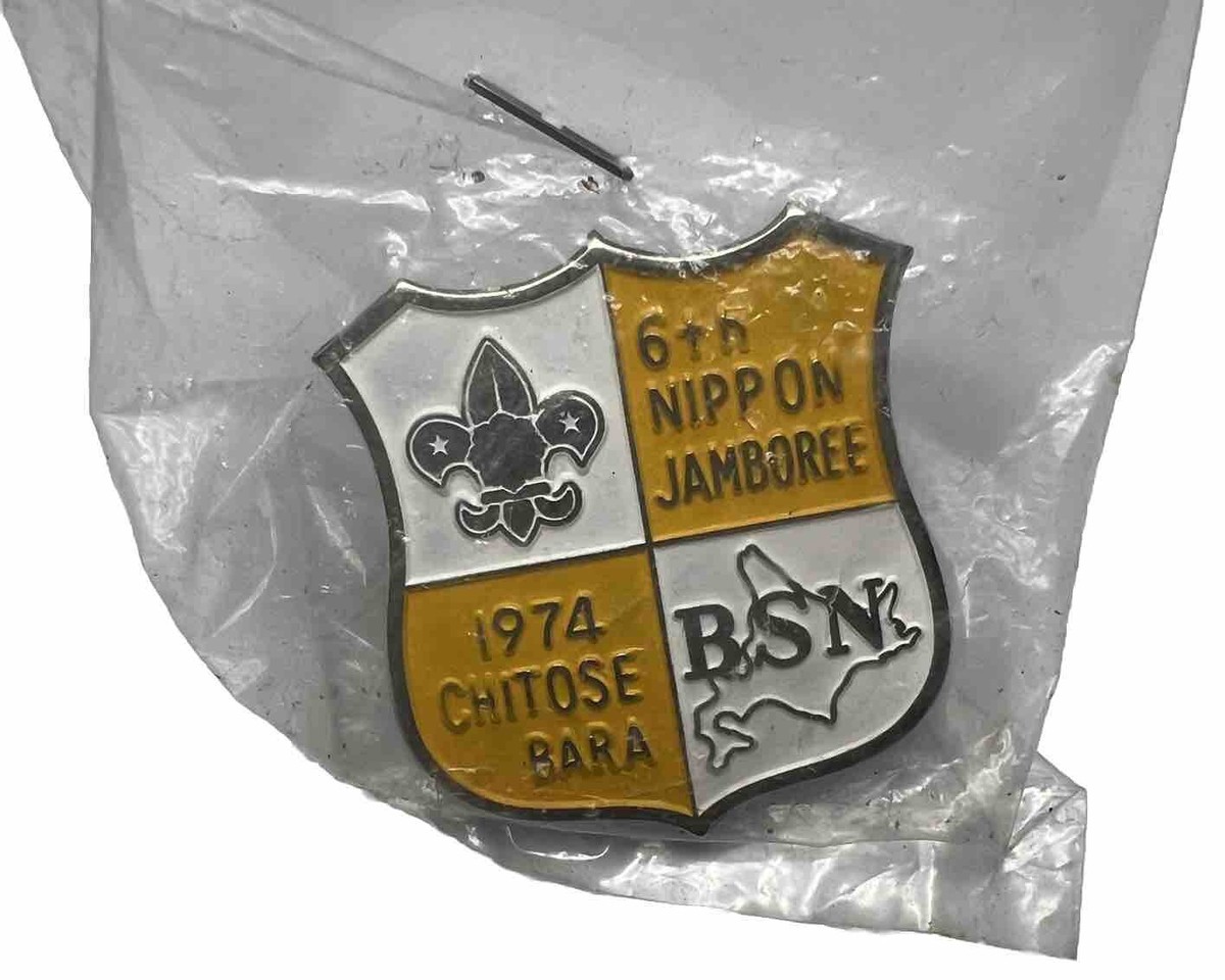 Bindas様 BSA - BSN Shield 6th Nippon 1974 Chitose Bara Neckerchief Slide NS