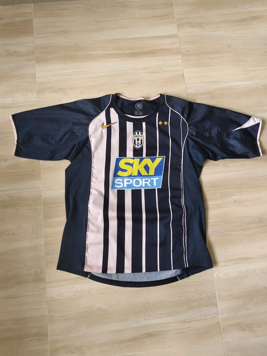 04/05 NIKE × JUVENTUS Away Game Shirts Nike Juventus FC 04/05 Away Serie-A Player Soccer Jersey