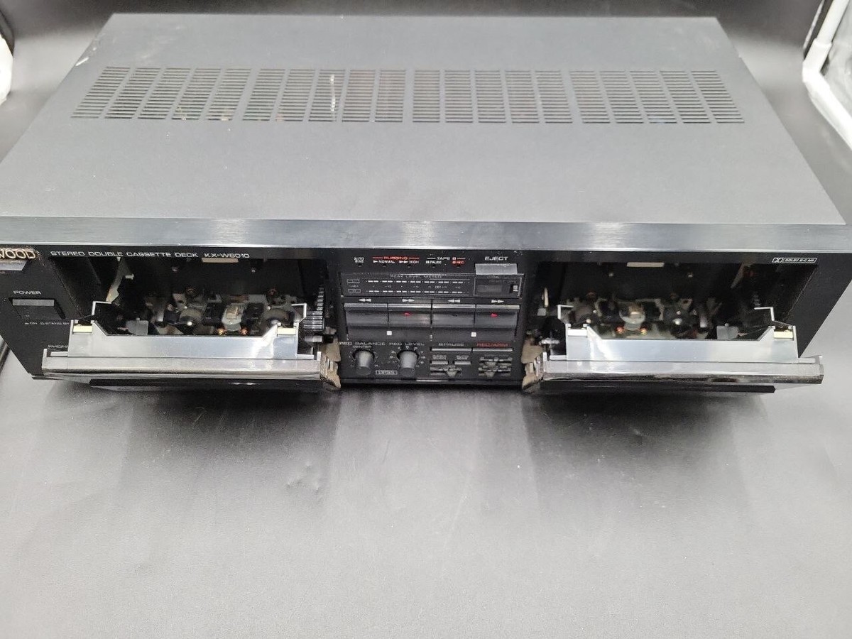 Kenwood Kx-w6010 Stereo Double Cassette Deck Player Recorder | Achetez sur