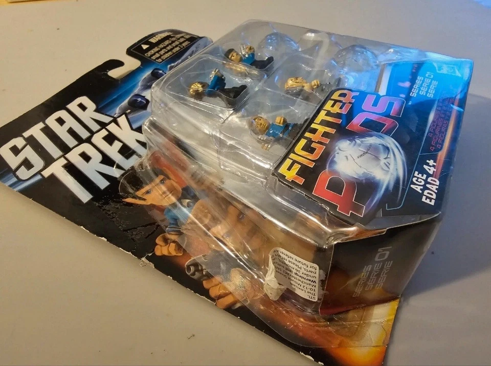 Star Trek серии 1 Fighter Pods фигурки-4 X фигурки + 2 X Pods - Изображение 3 из 4
