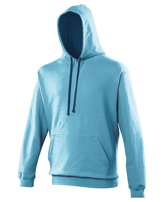 Awdis Just Hoods Varsity Hoodie Hawaiian Blue/Oxford Navy