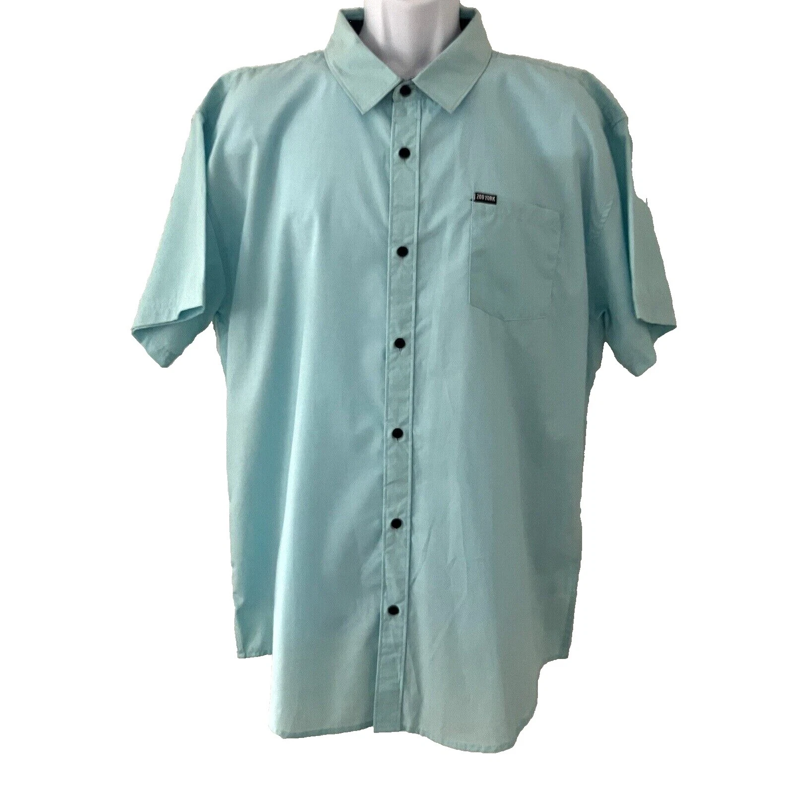 Zoo York Short Sleeve Regular Fit Casual Button-Down Shirts for Men
