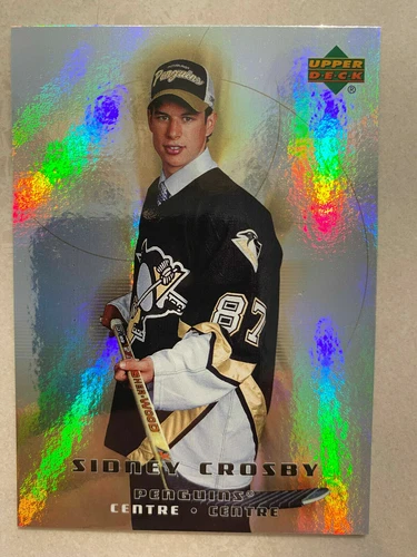 2005-06 UD MCDONALDS #51 SIDNEY CROSBY ROOKIE RC FOIL CHROME young gun GEM MINT