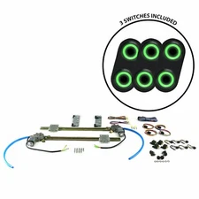 2 -Dr Flat Glass PW Kit w/3 ABA2 2 - Daytona Black Switches Gn Illumination 