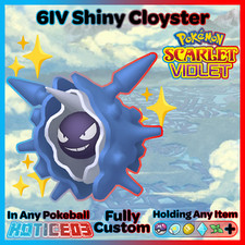 ✨Shiny Rare Cloyster 6IV✨ Pokemon Scarlet & Violet  🚀Fast🚀
