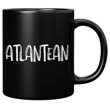 Atlantean- 11 oz. Black Mug