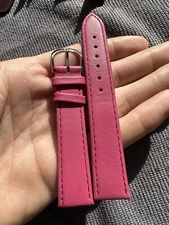 Vintage Watch Strap 18 mm  Leather Nos Top Quality V34