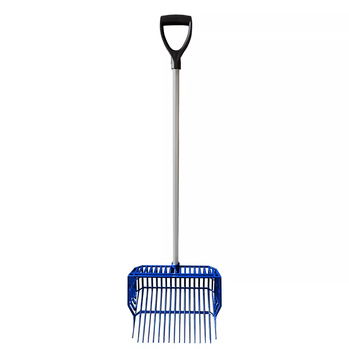 Horse Stable Fork Rake Basket Equestrian Hay Bedding Muck Out Shavings Pitchfork