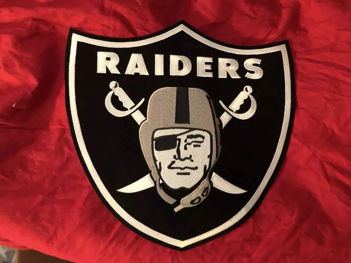 RAIDERS PATCH 12” BACK PATCH