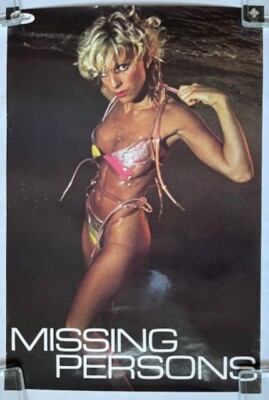 MISSING PERSONS s/t 1982 US Musik-Orginal-Promo Nur Poster Dale BOZZIO Terry