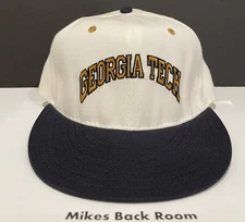 Vintage GEORGIA TECH YELLOW JACKETS PRO-LINE Pro Model HAT NWOT FITTED 7-1/4