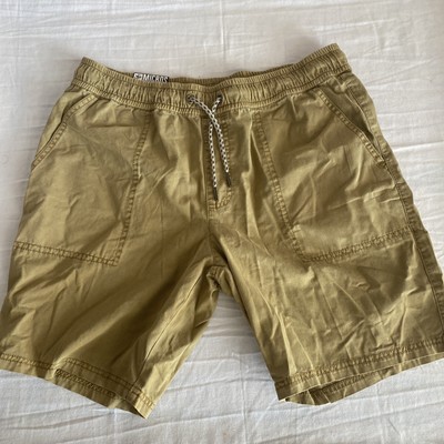 Micros Clothing Company Shorts Mens Large Khaki Harbor L Jogger Short Pockets