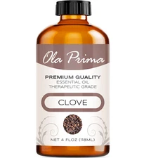 Clove Essential Oil - Multiple Sizes - 100% Pure - Amber Bottle