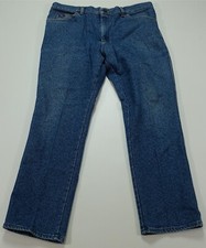 Rare Vintage LEE Genuine Zip Fly Denim Jeans 90s 2000s Made In USA Blue SZ 40x32