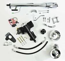1957 Chevrolet Power Steering Conversion With Tilt Chrome Steering Column 1957 Chevrolet Power Steering Conversion With Tilt Chrome Steering Column